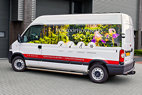 Belettering, Wrap nieuwe bus Honkoop Hoveniers